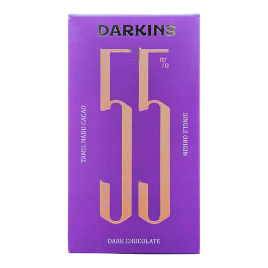 Darkins 55% Single Origin Dark Chocolate - Tamil Nadu