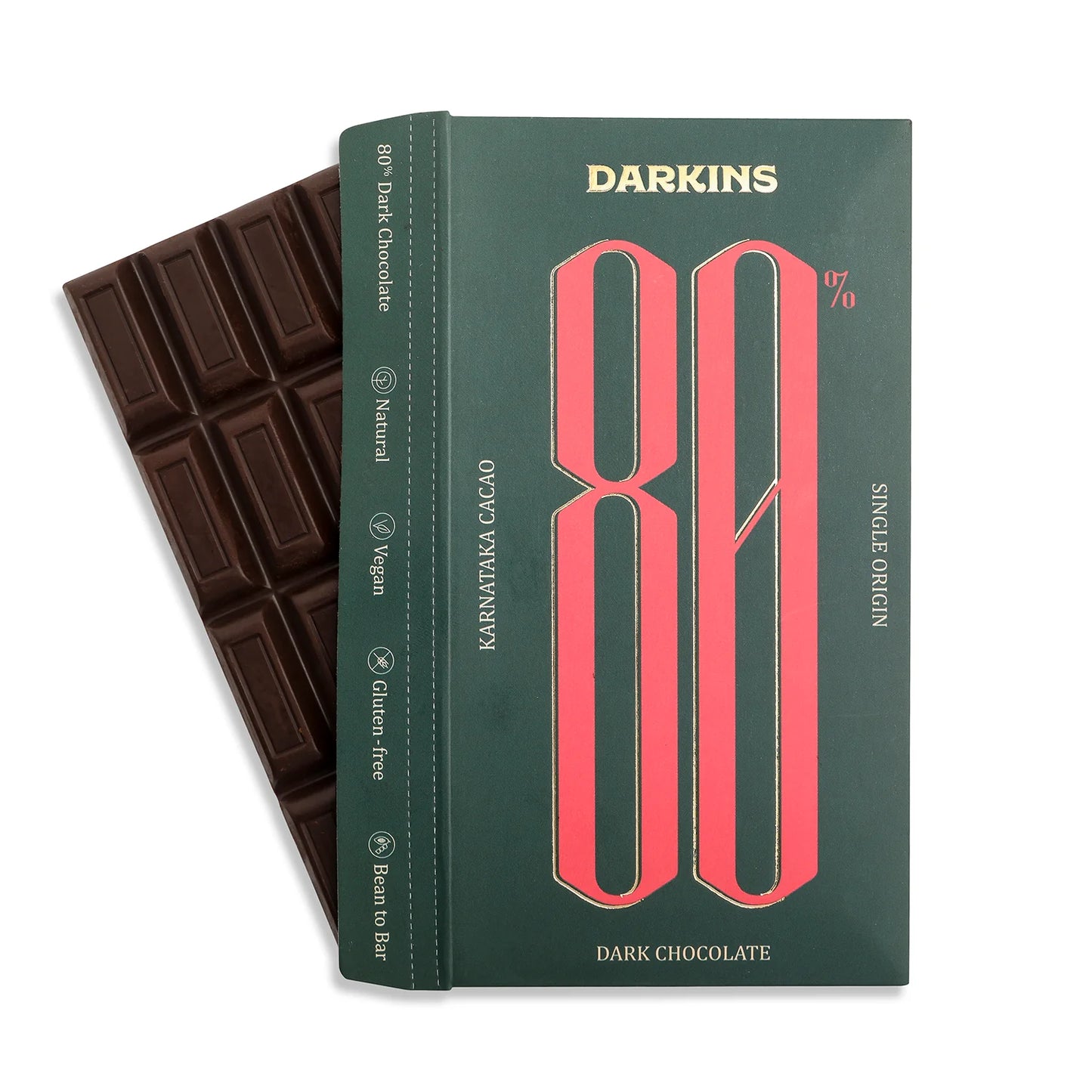 Darkins 80% Single Origin Dark Chocolate - Karnataka