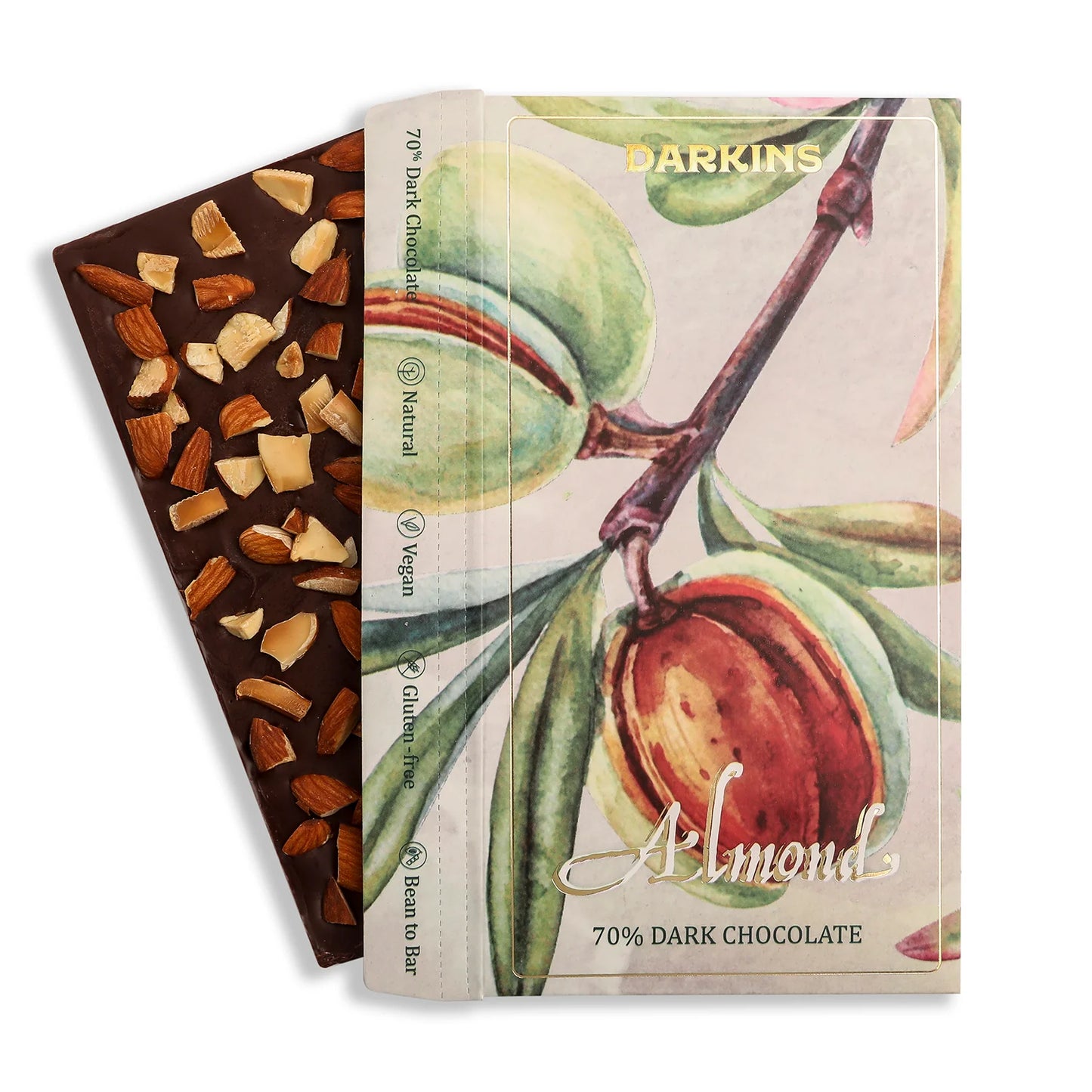 Darkins 70% Dark Chocolate with Almonds