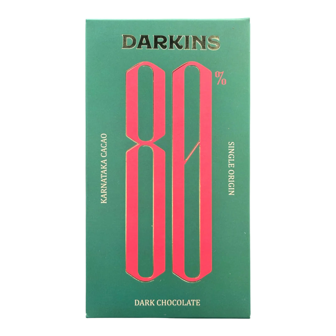 Darkins 80% Single Origin Dark Chocolate - Karnataka