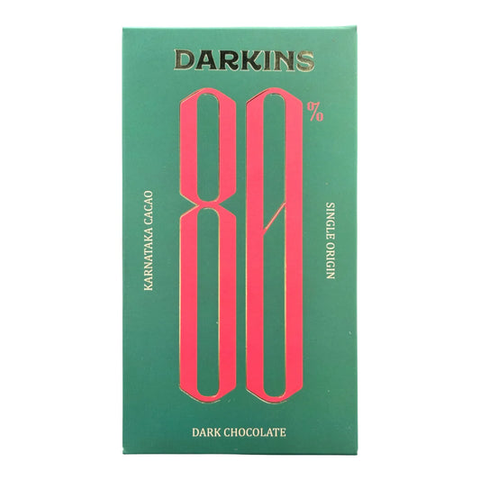Darkins 80% Single Origin Dark Chocolate - Karnataka