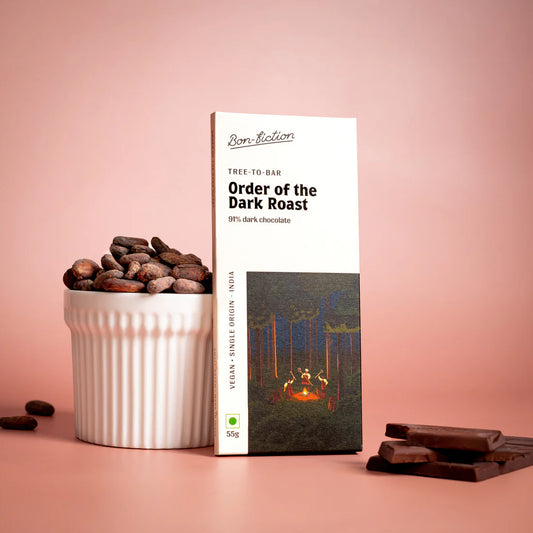 Bon Fiction - Order of the Dark Roast- 91% Dark Chocolate
