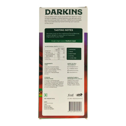 Darkins 63% Artisanal Dark Chocolate with Paan