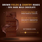 Bon Fiction - Brown Fields & Country Roads - 55% Dark Milk Chocolate