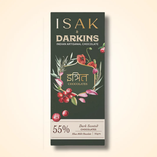 Darkins Mylk Artisanal Dark Scented Chocolate with Khus