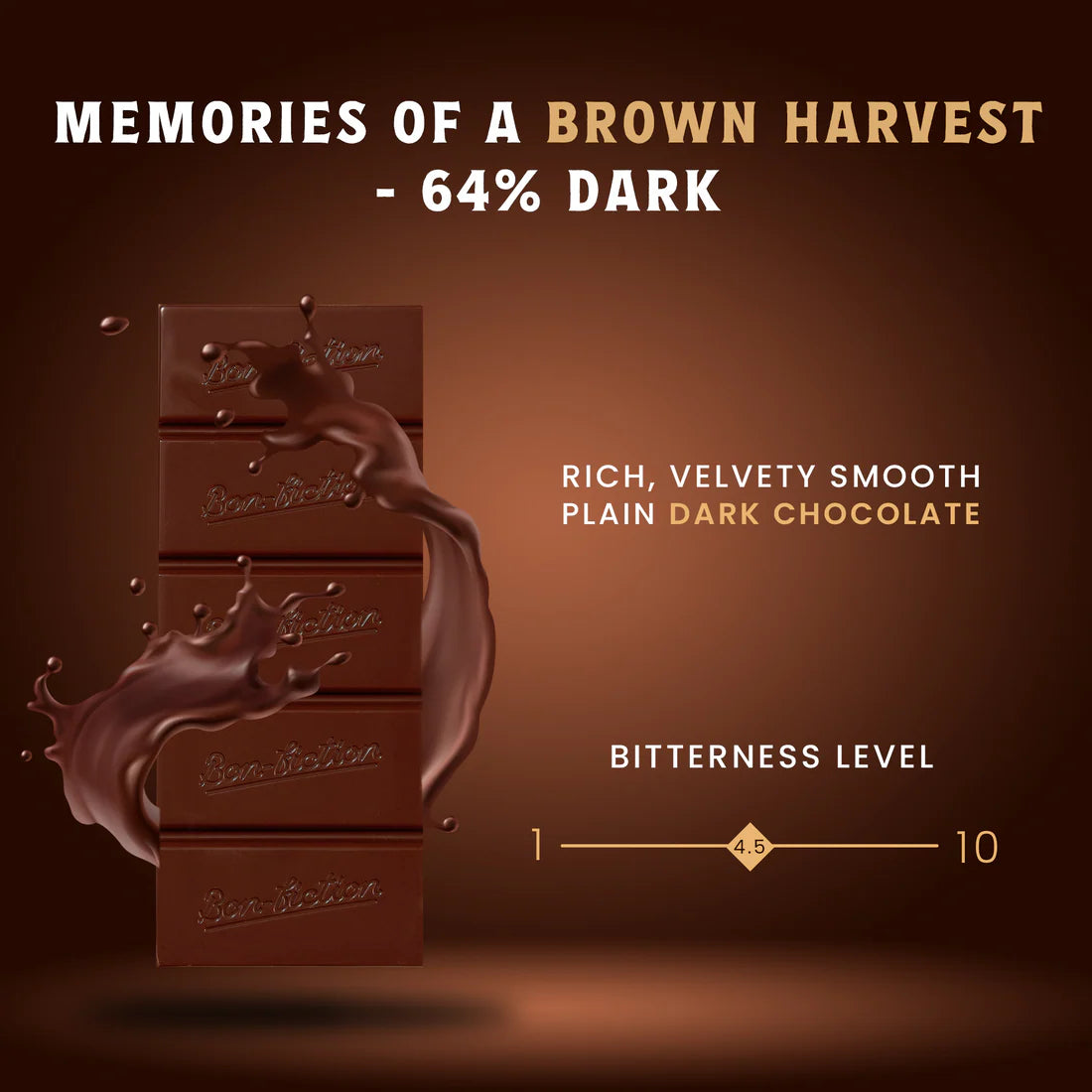 Bon Fiction - Memories Of A Brown Harvest - 64% Dark Chocolate