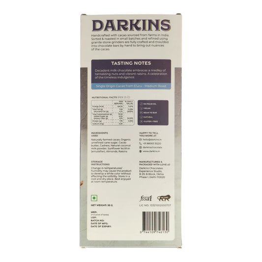 Darkins Mylk Chocolate with Fruit & Nuts