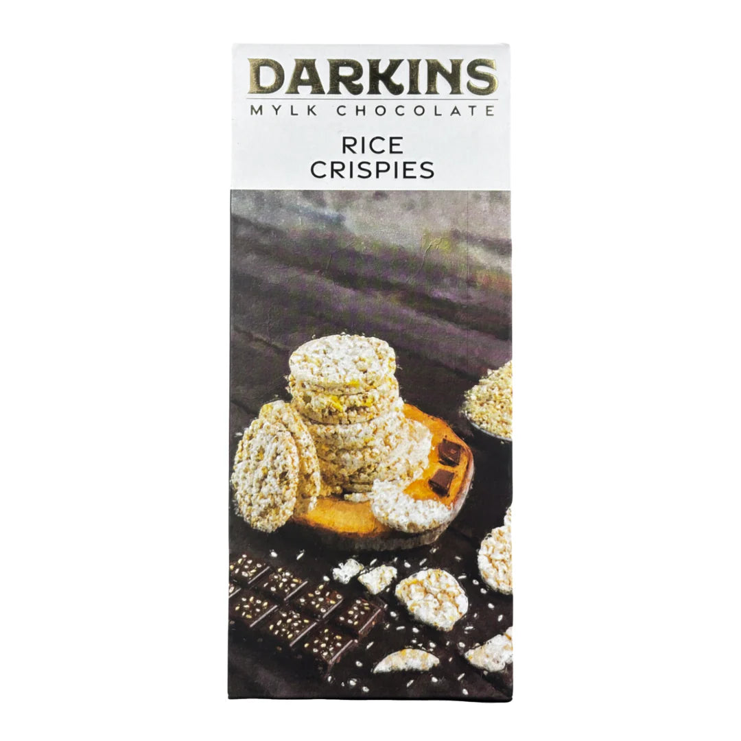 Darkins Mylk Chocolate with Rice Crispies