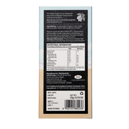Bon Fiction - The White Paradox - 35.2% White Chocolate (Mini)