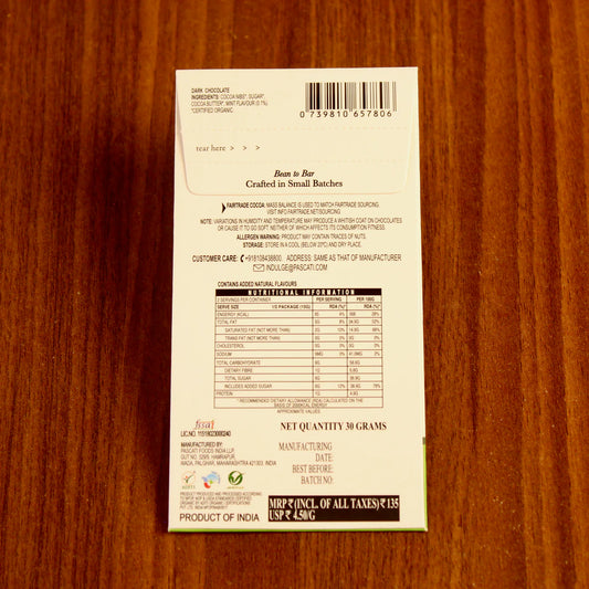 Pascati Mint Chocolate (mini), 30g