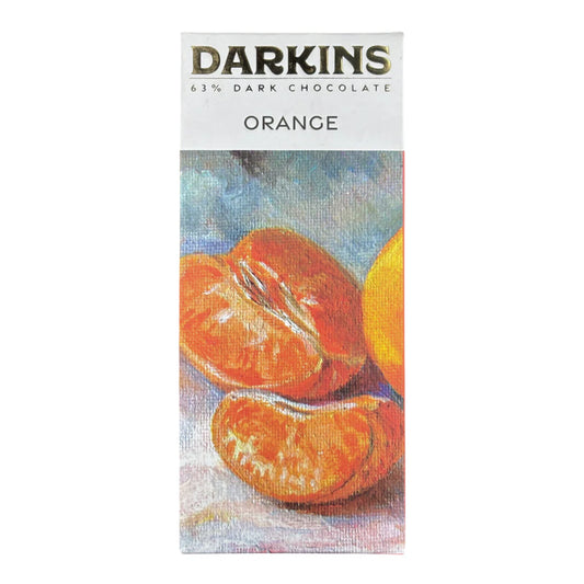 Darkins 63% Artisanal Dark Chocolate with Orange