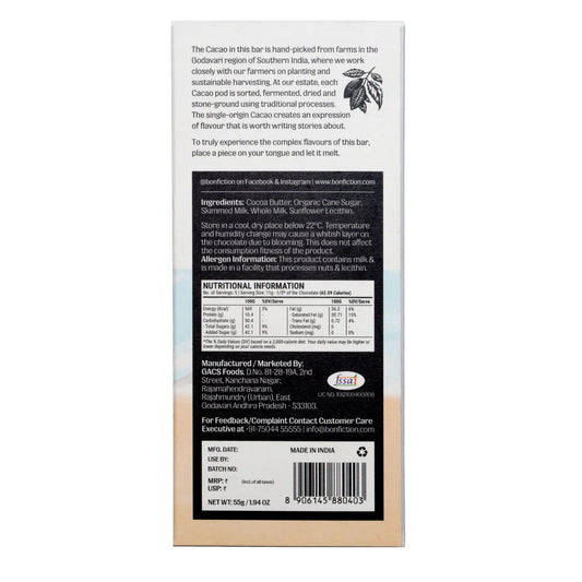 Bon Fiction - The White Paradox - 35.2% White Chocolate