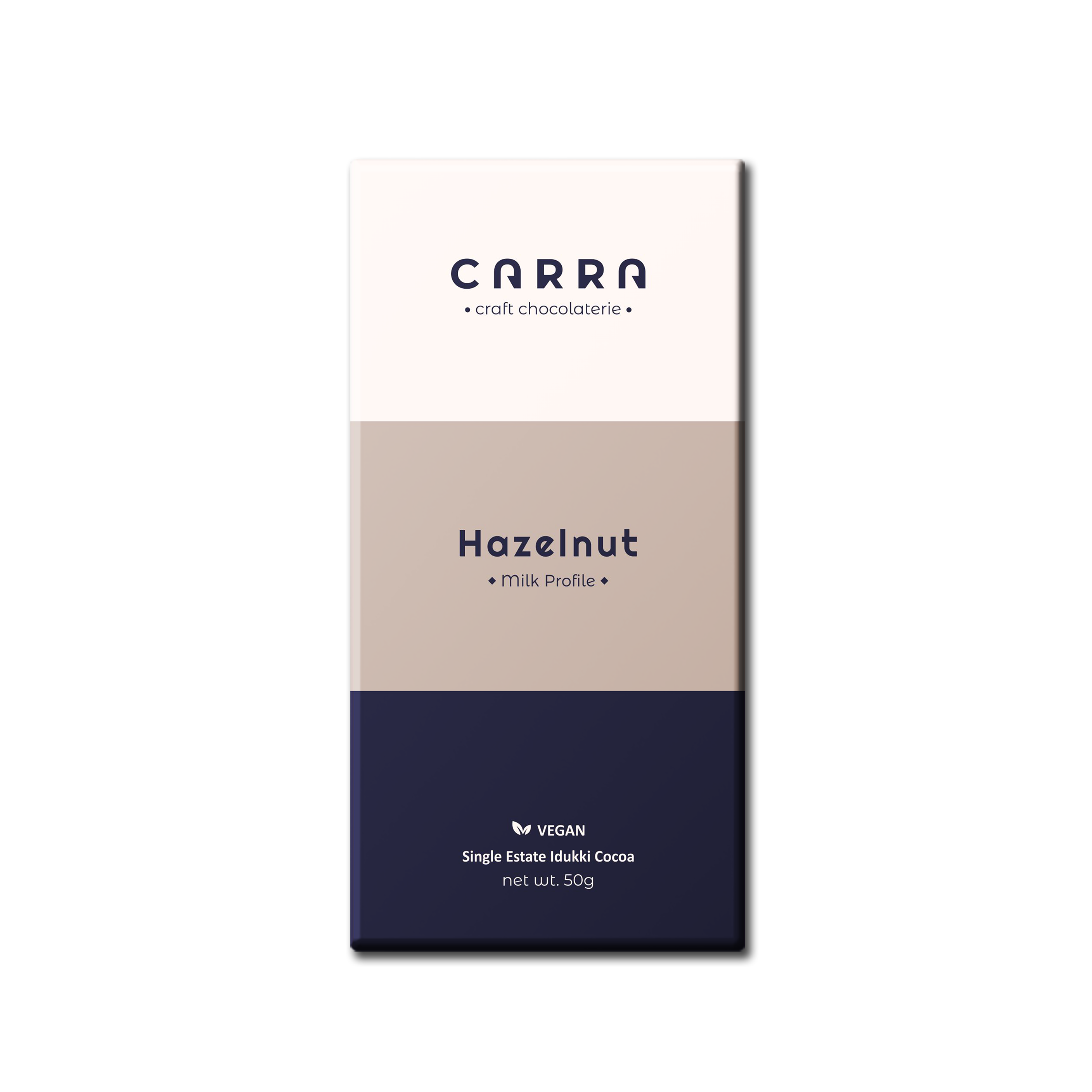 Carra Hazelnut - Plant Based Milk Chocolate - 50G – Bonvo