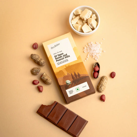 Bon Fiction - Of Open Roads and Peanut Hills - 64% Peanut Dark Chocolate (Mini)
