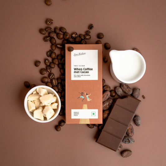 Bon Fiction - When Coffee met Cacao - 55% Dark Milk Coffee Chocolate (Mini)