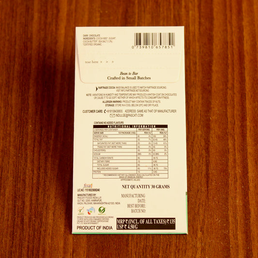 Pascati Sea Salt Chocolate (mini), 30g