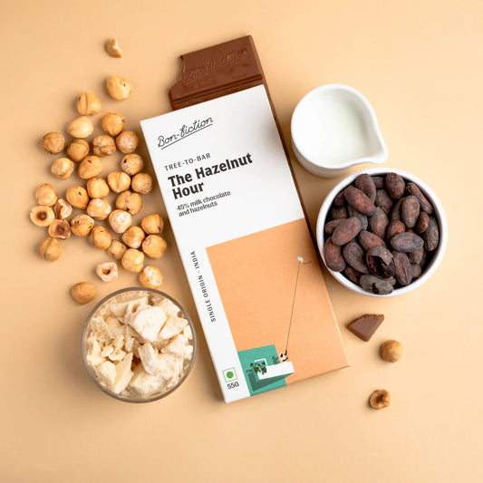 Bon Fiction - The Hazelnut Hour - 45% Milk Hazelnut Chocolate